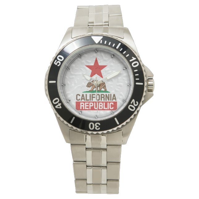 Reloj De Pulsera República de Wet California (Anverso)
