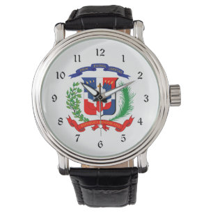 Reloj De Pulsera República Dominicana - Sello - Bandera - Camiseta