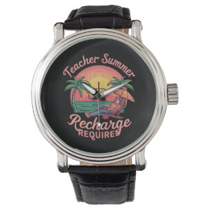 Reloj De Pulsera Requiere recarga de verano de profesores en la esc