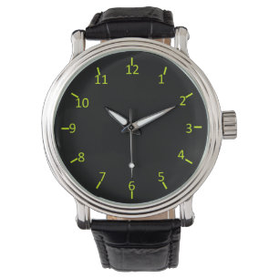 Reloj De Pulsera Resplandor negro