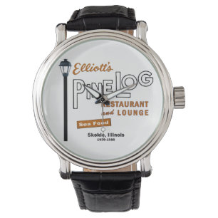 Reloj De Pulsera Restaurante Elliott's Pine Log, Skokie, IL. 1939-8