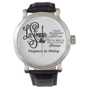 Reloj De Pulsera Restaurante La Strada, Old Town, Chicago, IL