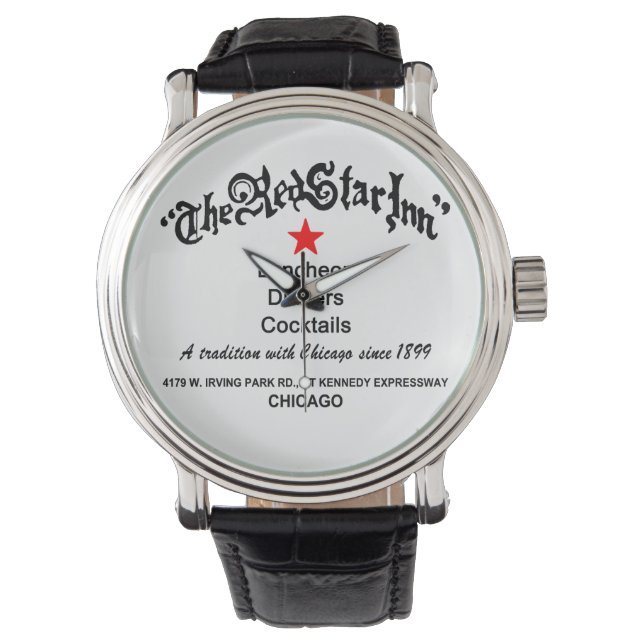 Reloj De Pulsera Restaurante Red Star Inn, Chicago, IL (Anverso)