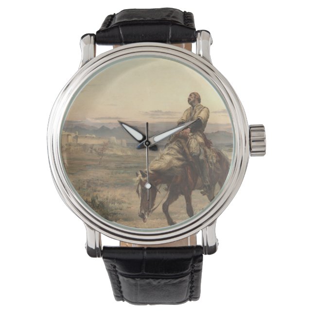 Reloj De Pulsera Restos De Una Pintura Del Ejército De Elizabeth Th (Anverso)