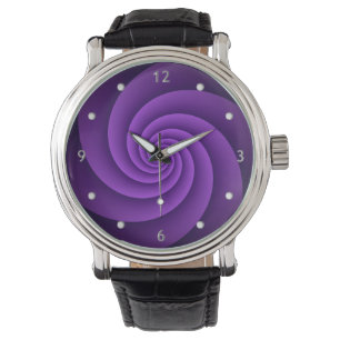 Reloj De Pulsera Resumen Antecedentes Espirales suaves IV