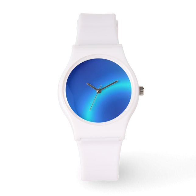 Reloj De Pulsera Resumen azul (Anverso)