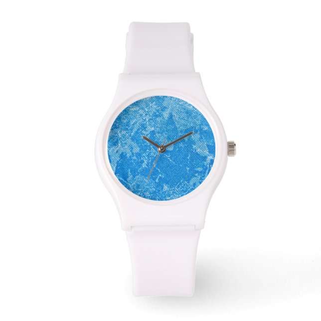 Reloj De Pulsera Resumen azul (Anverso)