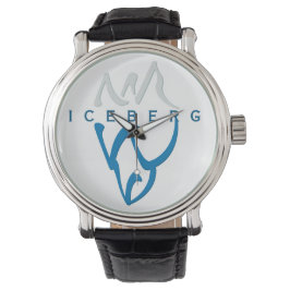 Reloj De Pulsera Resumen azul Inspirador personalizado Iceberg