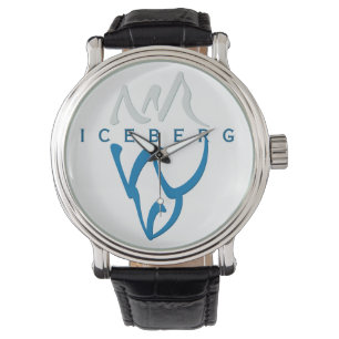 Reloj De Pulsera Resumen azul Inspirador personalizado Iceberg