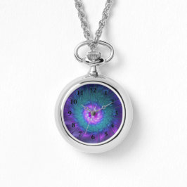 Reloj De Pulsera Resumen Belleza floral Flor de arte fractal colori