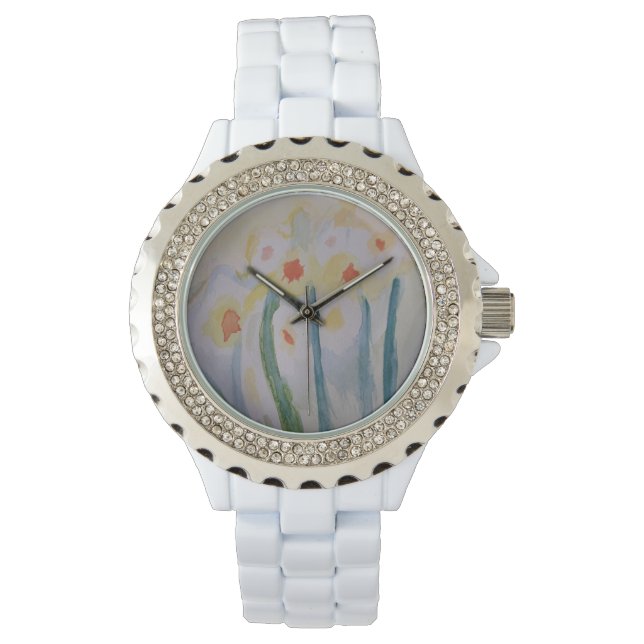 Reloj De Pulsera Resumen Daffodils Watch (Anverso)
