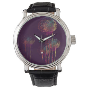 Reloj De Pulsera Resumen de árboles de flores de verano
