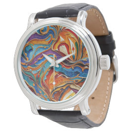 Reloj De Pulsera Resumen de arte de superficie 1211 - Watch