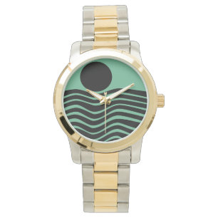 Reloj De Pulsera Resumen de Bauhaus Seafoam Green