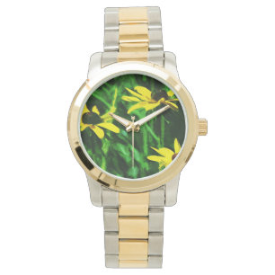 Reloj De Pulsera Resumen de Black Eyed Susan Wildflowers