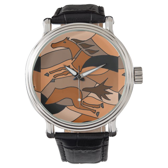 Reloj De Pulsera Resumen de carreras de caballos (Anverso)