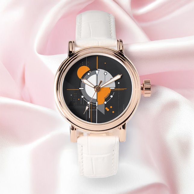 Reloj De Pulsera Resumen de ChronoCore Geometría tecnológica Minima (Subido por el creador)