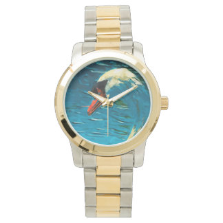 Reloj De Pulsera Resumen de cisne silencioso Impresionismo