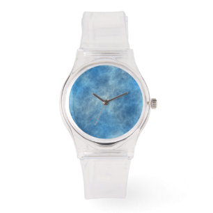 Reloj De Pulsera Resumen de mármol azul
