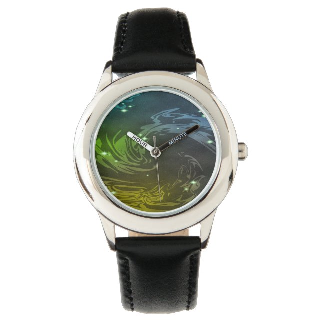 Reloj De Pulsera Resumen de Swirls (Anverso)