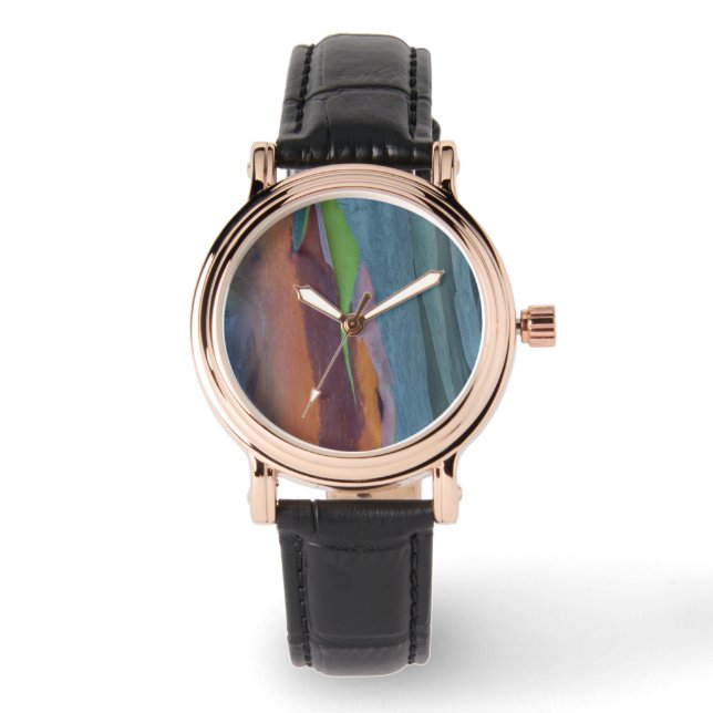 Reloj De Pulsera Resumen del árbol de chicle arcoíris (Anverso)