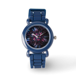 Reloj De Pulsera Resumen del diseño de flor fractal.