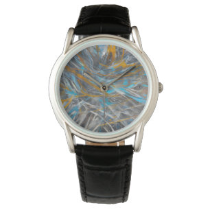 Reloj De Pulsera Resumen del patrón de arte moderno