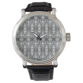 Reloj De Pulsera Resumen del patrón Kaleidoscope - Gris Watch