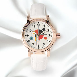 Reloj De Pulsera Resumen Elementos geométricos Composición de arte 