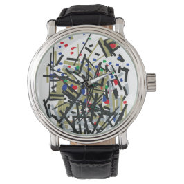 Reloj De Pulsera Resumen en cinta y letras 1