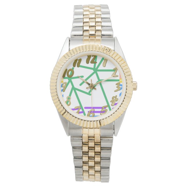 Reloj De Pulsera Resumen festivo (Anverso)