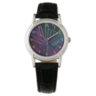 Reloj De Pulsera Resumen geométrico colorido