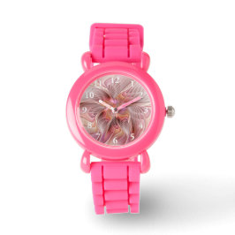 Reloj De Pulsera Resumen mariposa colorida Fantasía arte fractal