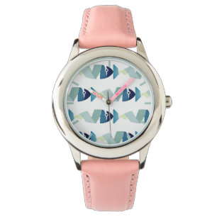 Reloj De Pulsera Resumen Pescado Azul Natación