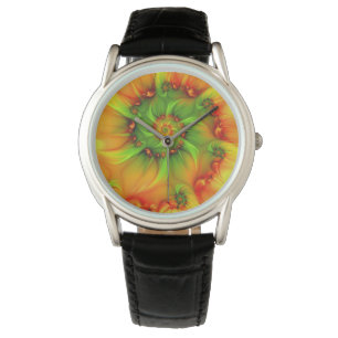 Reloj De Pulsera Resumen psicodélico colorido moderno Resumen arte