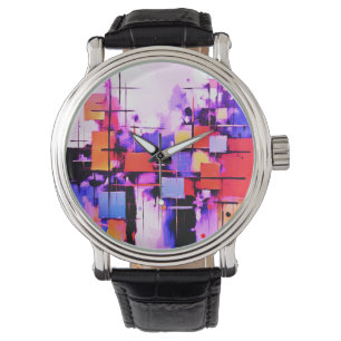Reloj De Pulsera Resumen púrpura Art 108
