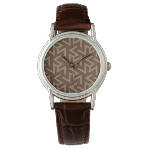 Reloj De Pulsera Resumen retro de patrón moderno de mediados del si