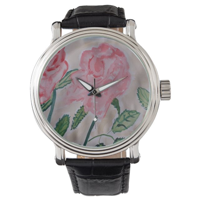 Reloj De Pulsera Resumen Rosas de verano (Anverso)