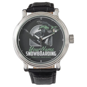 Reloj De Pulsera Retirada personalizada de snowboard