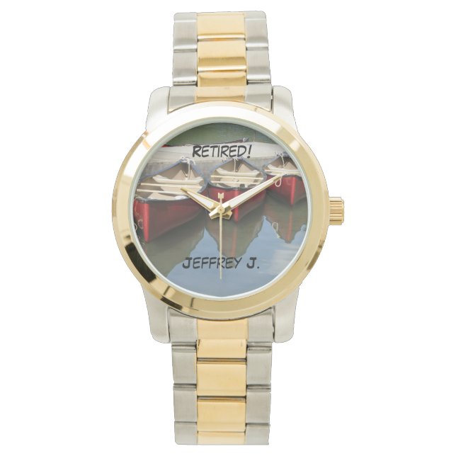 Reloj De Pulsera ¡Retirado! Vigilancia de la muñeca 3 canoas rojas, (Anverso)