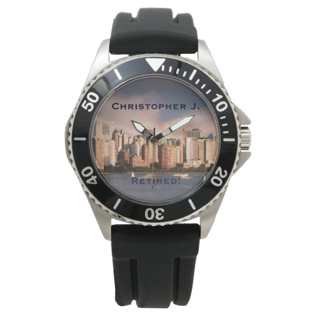 Reloj De Pulsera ¡Retirado! Vigilancia de la muñeca Manhattan NYC,  (Anverso)