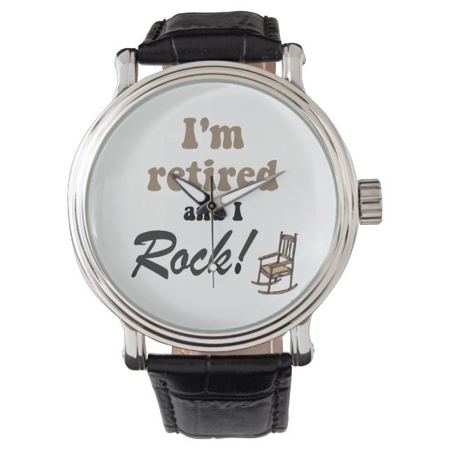 Reloj De Pulsera retiro divertido (Anverso)