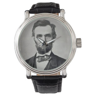 Reloj De Pulsera Retrato de Abraham Lincoln Gettysburg