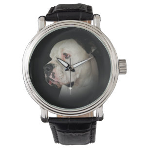 Reloj De Pulsera Retrato de Bulldog americano