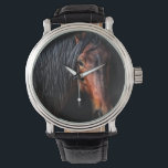 Reloj De Pulsera Retrato de caballo VII<br><div class="desc">Animales</div>