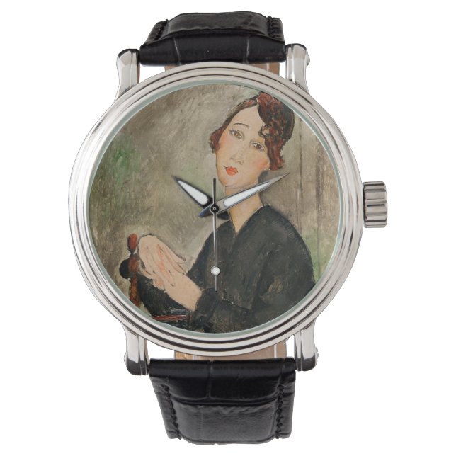 Reloj De Pulsera Retrato de Dedie Hayden, 1918 (Anverso)