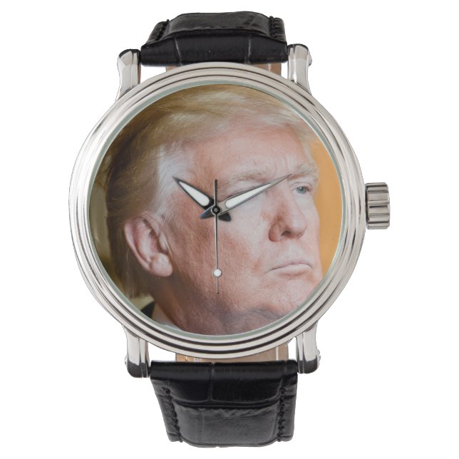 Reloj De Pulsera Retrato de Donald Trump (Anverso)