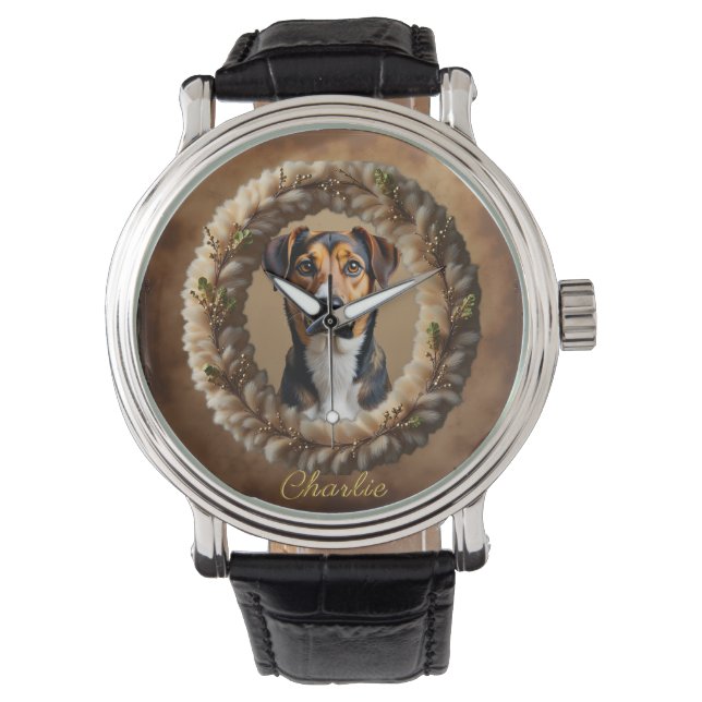 Reloj De Pulsera Retrato de Mascota Personalizado – Simplemente Sub (Anverso)