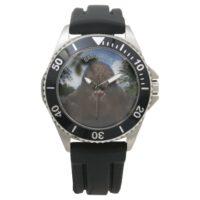 RELOJ DE PULSERA RETRATO DE SASQUATCH DE BIGFOOT (Anverso)