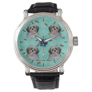 Reloj De Pulsera Retrato de Shih Tzu